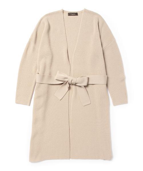 Demi-Luxe BEAMS（デミルクス ビームス）の「Demi-Luxe BEAMS / アゼ ロングカーディガン（カーディガン/ボレロ・レディース・ベージュ/ネイビー・ONE SIZE）」の19枚目の写真