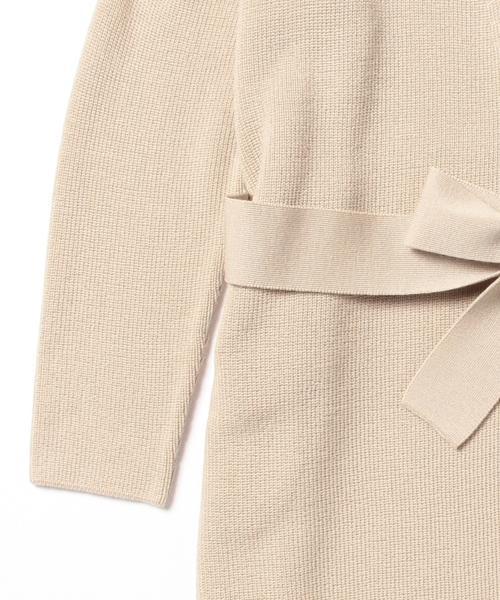 Demi-Luxe BEAMS（デミルクス ビームス）の「Demi-Luxe BEAMS / アゼ ロングカーディガン（カーディガン/ボレロ・レディース・ベージュ/ネイビー・ONE SIZE）」の21枚目の写真