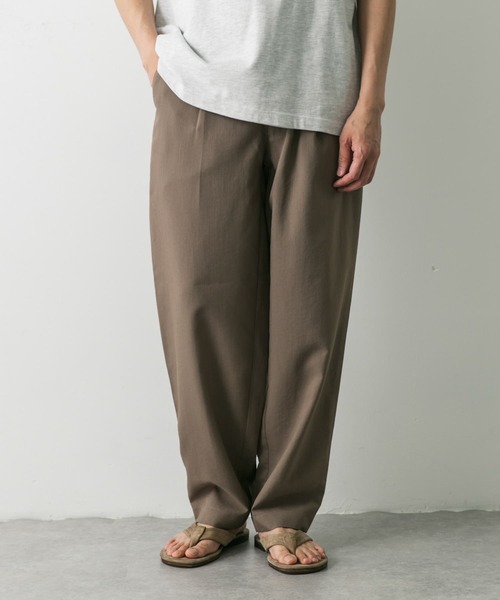 URBAN RESEARCH DOORS（アーバンリサーチドアーズ）の「『吸水速乾』セオアルファワンタックトラウザー（その他パンツ・メンズ・ネイビー/モカ/チャコールグレー・LARGE/MEDIUM）」の17枚目の写真