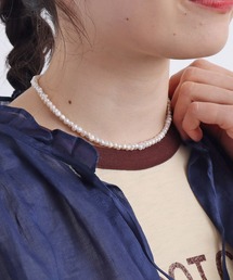 Dot&Stripes CHILD WOMAN | 淡水ポテトパール ショートネックレス(ネックレス)