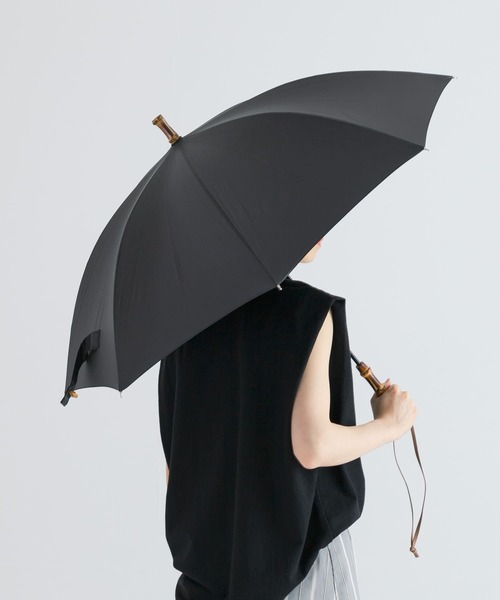 URBAN RESEARCH(アーバンリサーチ)の「晴雨兼用バンブーアンブレラ(長傘・レディース・ホワイト/ベージュ/ブラック・-)」の8枚目の写真