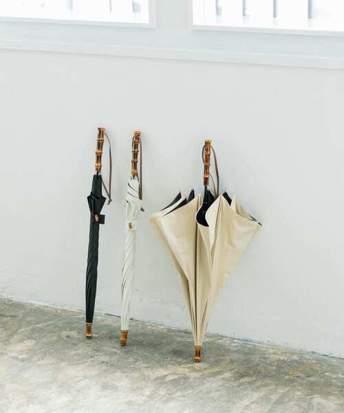 URBAN RESEARCH(アーバンリサーチ)の「晴雨兼用バンブーアンブレラ(長傘・レディース・ホワイト/ベージュ/ブラック・-)」の11枚目の写真