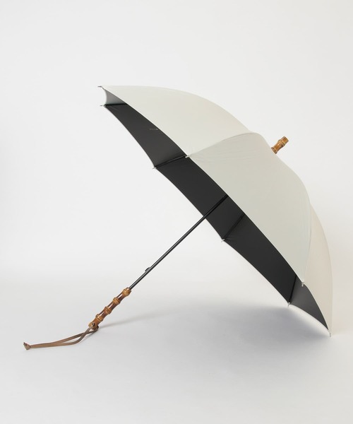 URBAN RESEARCH(アーバンリサーチ)の「晴雨兼用バンブーアンブレラ(長傘・レディース・ホワイト/ベージュ/ブラック・-)」の12枚目の写真