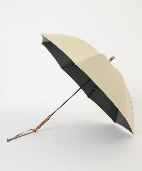 URBAN RESEARCH(アーバンリサーチ)の「晴雨兼用バンブーアンブレラ(長傘・レディース・ホワイト/ベージュ/ブラック・-)」の13枚目の写真