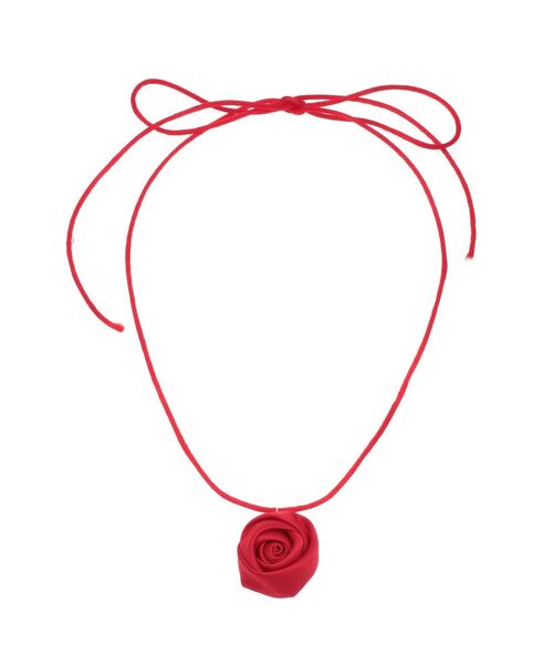 jouetie（ジュエティ）の「ローズリボンチョーカー（チョーカー・レディース・ブラック/レッド/オフホワイト・FREE）」の3枚目の写真