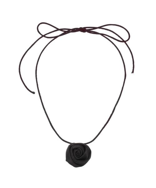 jouetie（ジュエティ）の「ローズリボンチョーカー（チョーカー・レディース・ブラック/レッド/オフホワイト・FREE）」の2枚目の写真