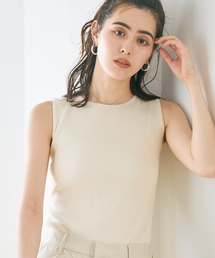 coca（coca） | シャリ感サマーニットタンクトップ(ニット/セーター)