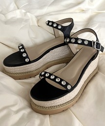 prose verse | ジュート厚底パールサンダル(サンダル)