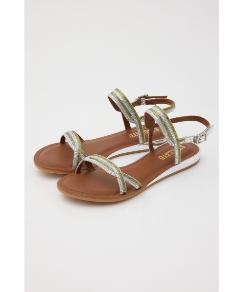 STACCATO(スタッカート)の「プラネットラインフラット(サンダル・レディース・パープル系その他/ライム・24.5cm/24cm/23cm/23.5cm/22.5cm)」の12枚目の写真