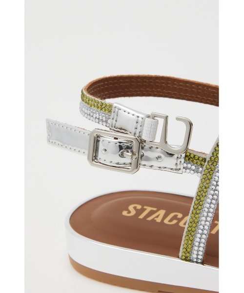 STACCATO(スタッカート)の「プラネットラインフラット(サンダル・レディース・パープル系その他/ライム・24.5cm/24cm/23cm/23.5cm/22.5cm)」の18枚目の写真