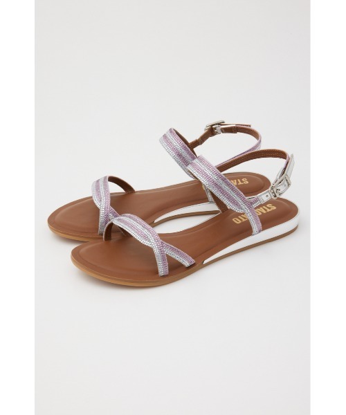STACCATO(スタッカート)の「プラネットラインフラット(サンダル・レディース・パープル系その他/ライム・24.5cm/24cm/23cm/23.5cm/22.5cm)」の22枚目の写真