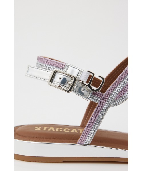 STACCATO(スタッカート)の「プラネットラインフラット(サンダル・レディース・パープル系その他/ライム・24.5cm/24cm/23cm/23.5cm/22.5cm)」の7枚目の写真