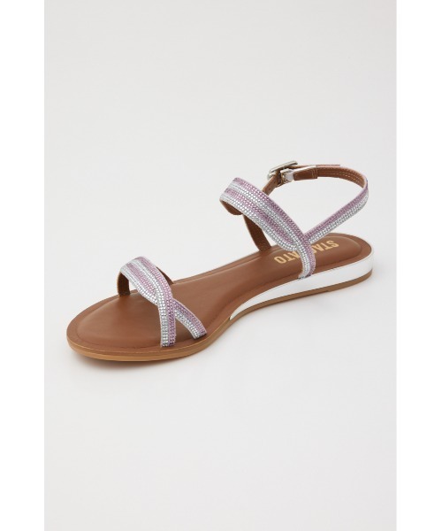 STACCATO(スタッカート)の「プラネットラインフラット(サンダル・レディース・パープル系その他/ライム・24.5cm/24cm/23cm/23.5cm/22.5cm)」の8枚目の写真