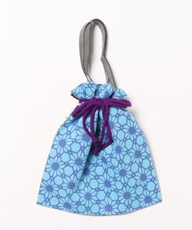 カヤ（カヤ）の「【カヤ】小紋手拭 巾着バッグ（ハンドバッグ）」