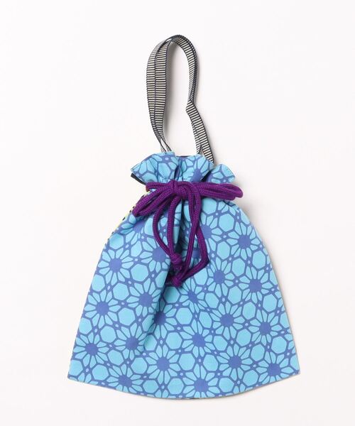 カヤ(カヤ)の「【カヤ】小紋手拭 巾着バッグ(ハンドバッグ・レディース・その他1/その他2/その他3・FREE)」の3枚目の写真