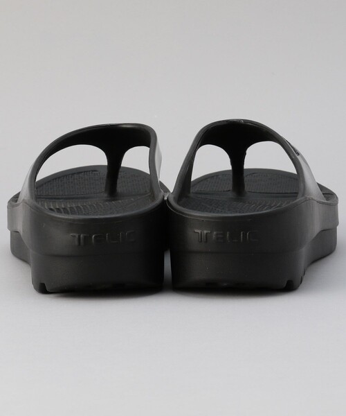 TELIC（テリック）の「TELIC/テリック W-FLIP FLOP/フリップ フロップ/リカバリーサンダル トングタイプ（サンダル・メンズ・ブラック・26.0cm/28.0cm/27.0cm）」の4枚目の写真
