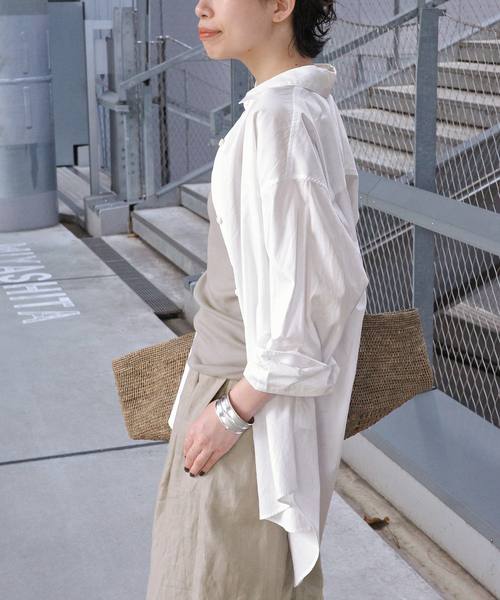 AP STUDIO（エーピーストゥディオ）の「レギュラーシャツ（シャツ/ブラウス・レディース・ホワイト・FREE）」の5枚目の写真