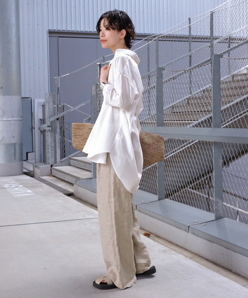 AP STUDIO（エーピーストゥディオ）の「レギュラーシャツ（シャツ/ブラウス・レディース・ホワイト・FREE）」の12枚目の写真