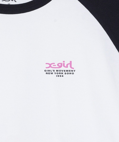 X-girl(エックスガール)の「X-girl FACE POSTER B/B BIG TEE(Tシャツ/カットソー・レディース・ブラック/ホワイト・S/M)」の14枚目の写真