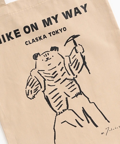DO Original(ドー オリジナル)の「HIKE ON MY WAY 熊のトート / 高旗将雄(トートバッグ・レディース・カーキ/ベージュ・FREE)」の4枚目の写真