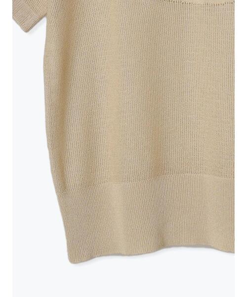 Lugnoncure（ルノンキュール）の「◎前後2WAYシアーロゴニット（ニット/セーター・レディース・ブルー/グレー/ベージュ・F）」の21枚目の写真