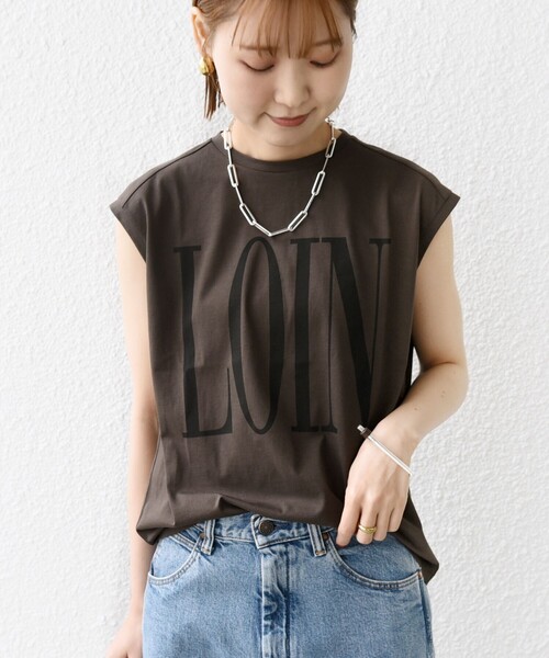 SHIPS(シップス)の「ローズペトール フレンチスリーブ プリント TEE(Tシャツ/カットソー・レディース・ブラウン/ホワイト/ダークグレー・ONE SIZE)」の19枚目の写真