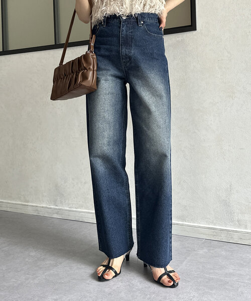 Thevon（ゼボン）の「オーバーダイデニム（デニムパンツ・レディース・ブルー/ブラック・S/M）」の11枚目の写真