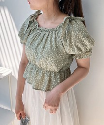 AS KNOW AS plus | ◎肩リボンオフショル半袖ブラウス(シャツ/ブラウス)