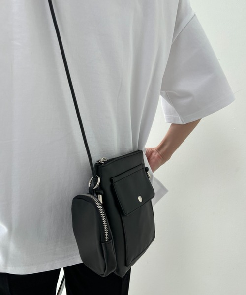 y/m（イム）の「ポーチ付きミニショルダーBAG（ショルダーバッグ・レディース・ブラック・FREE）」の6枚目の写真