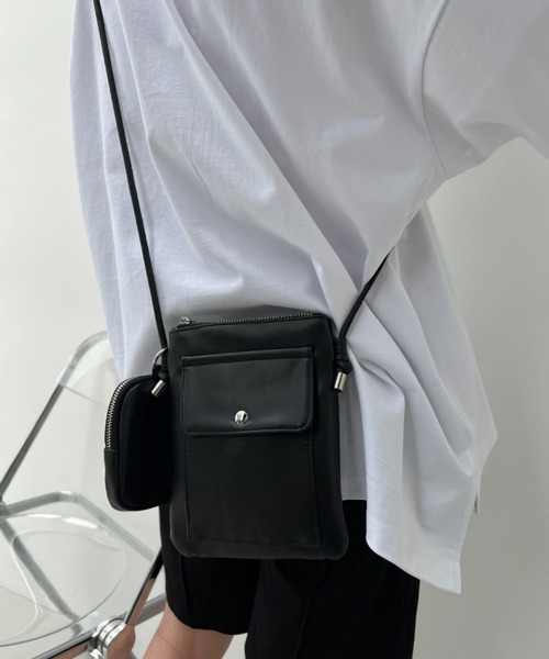 y/m（イム）の「ポーチ付きミニショルダーBAG（ショルダーバッグ・レディース・ブラック・FREE）」の10枚目の写真