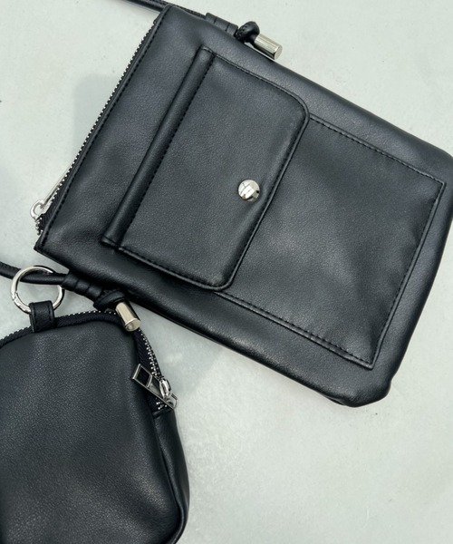 y/m（イム）の「ポーチ付きミニショルダーBAG（ショルダーバッグ・レディース・ブラック・FREE）」の13枚目の写真