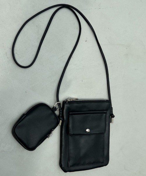 y/m（イム）の「ポーチ付きミニショルダーBAG（ショルダーバッグ・レディース・ブラック・FREE）」の14枚目の写真