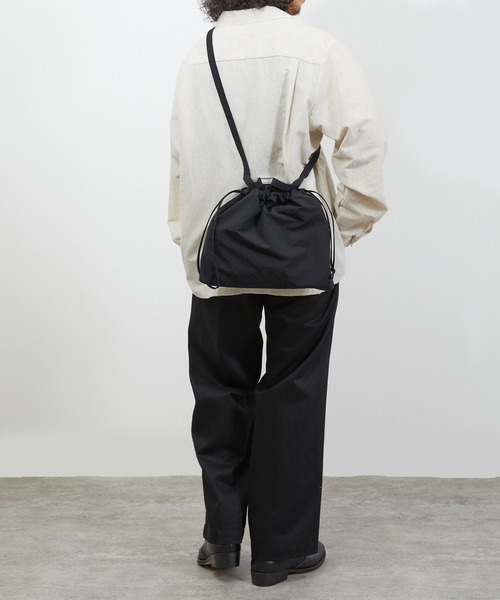 SLOW（スロウ）の「SLOW スロウ / span nylon-red cross shoulder 撥水スパンナイロンレッドクロスショルダーバッグ / 586S136P（ショルダーバッグ・メンズ・ベージュ/パープル/ブラック/グレー・FREE）」の5枚目の写真