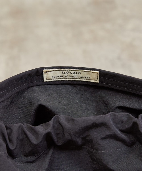 SLOW（スロウ）の「SLOW スロウ / span nylon-red cross shoulder 撥水スパンナイロンレッドクロスショルダーバッグ / 586S136P（ショルダーバッグ・メンズ・ベージュ/パープル/ブラック/グレー・FREE）」の10枚目の写真