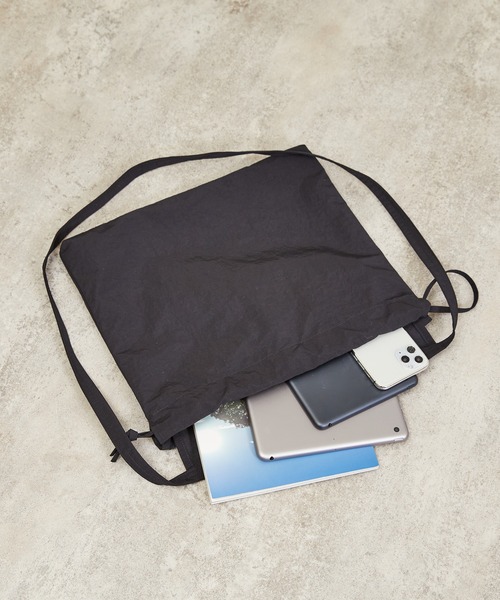 SLOW（スロウ）の「SLOW スロウ / span nylon-red cross shoulder 撥水スパンナイロンレッドクロスショルダーバッグ / 586S136P（ショルダーバッグ・メンズ・ベージュ/パープル/ブラック/グレー・FREE）」の13枚目の写真