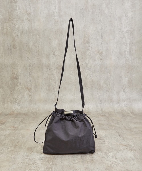 SLOW（スロウ）の「SLOW スロウ / span nylon-red cross shoulder 撥水スパンナイロンレッドクロスショルダーバッグ / 586S136P（ショルダーバッグ・メンズ・ベージュ/パープル/ブラック/グレー・FREE）」の22枚目の写真