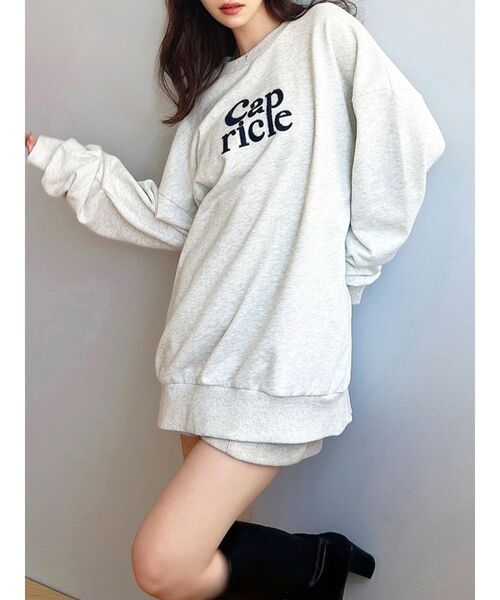 RESEXXY(リゼクシー)の「オーバースウェット(スウェット・レディース・パープル/グリーン/グレー/ブラック・FREE)」の2枚目の写真