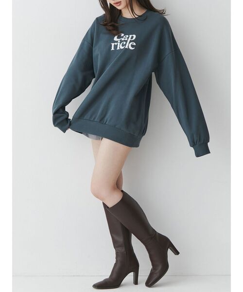 RESEXXY(リゼクシー)の「オーバースウェット(スウェット・レディース・パープル/グリーン/グレー/ブラック・FREE)」の3枚目の写真