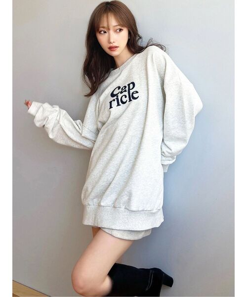 RESEXXY(リゼクシー)の「オーバースウェット(スウェット・レディース・パープル/グリーン/グレー/ブラック・FREE)」の8枚目の写真