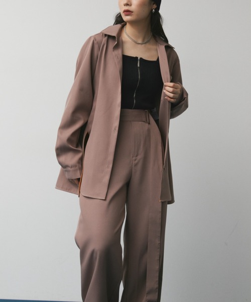 Solace（ソレイス）の「スクエアカットジップトップス（タンクトップ・レディース・ブラック/ホワイト・FREE）」の16枚目の写真