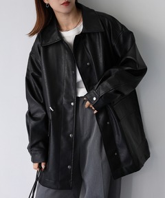 UNISEX》Lyocell Twill Chambray Prime-Over Middle Mods Coat