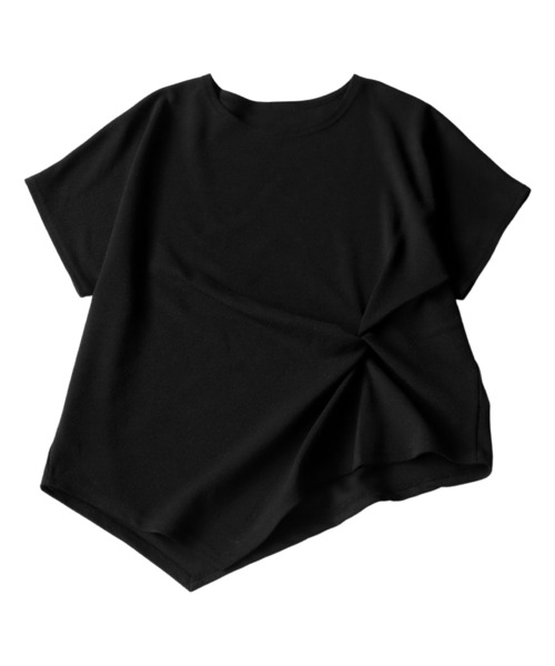antiqua（アンティカ）の「クロスデザイントップス（Tシャツ/カットソー・レディース・ホワイト/ブラック・FREE）」の7枚目の写真