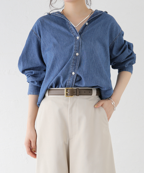 IENA（イエナ）の「MAISON BOINET/メゾンボワネ LETHER BELT ベルト