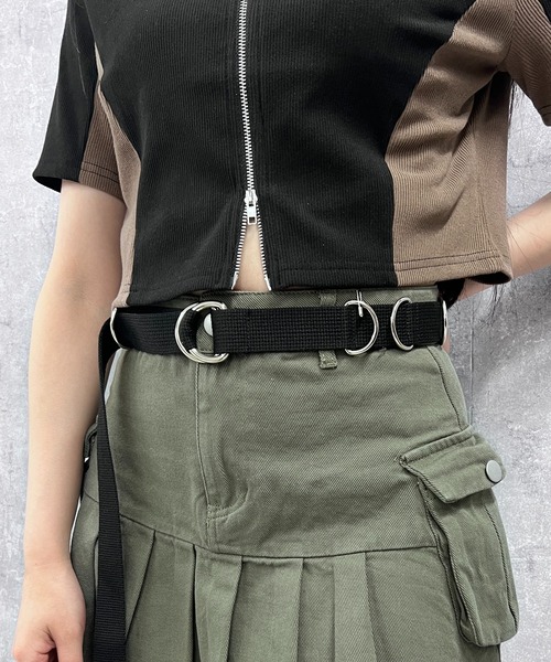 Figments（フィグメンツ）の「マルチラウンドバックルベルト（ベルト・レディース・その他1/その他2・FREE）」の10枚目の写真