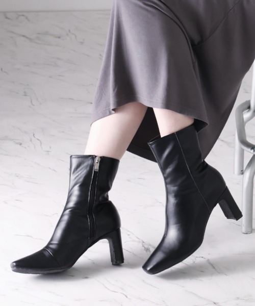 極上の輝き【Roger Vivier】花柄 スクエアトゥ ショートブーツ v6270aw_top_hakama.jpg
