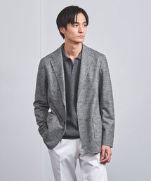 UNITED ARROWS | ハウンドトゥース バランサーキュラー 2B シングルジャケット T-MODEL(テーラードジャケット)
