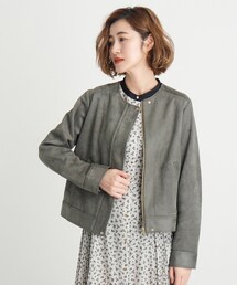 grove（グローブ）の「【雑誌掲載】スエードライクブルゾン（ブルゾン）」