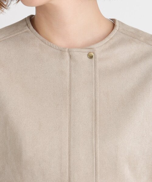 grove（グローブ）の「◆【雑誌掲載】スエードライクブルゾン（ブルゾン・レディース・ライトベージュ/ブラウン系その他/チャコールグレー・03/02/01/04/05）」の6枚目の写真