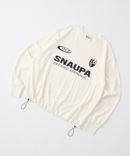 Snap club(スナップクラブ)の「【Snap club】ドロストゲームTシャツ(Tシャツ/カットソー・レディース・ブラック/ネイビー/オフホワイト/ダークブラウン・M/L)」の6枚目の写真
