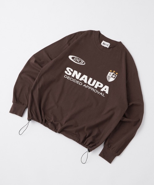 Snap club(スナップクラブ)の「【Snap club】ドロストゲームTシャツ(Tシャツ/カットソー・レディース・ブラック/ネイビー/オフホワイト/ダークブラウン・M/L)」の9枚目の写真